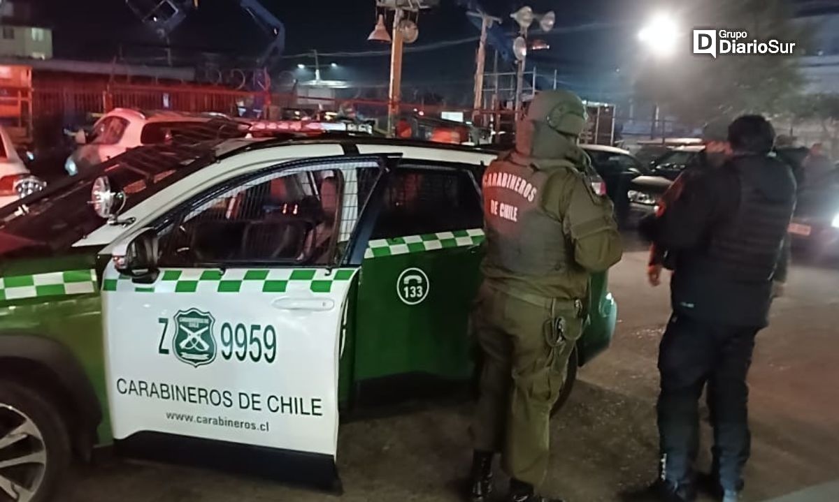 Tres detenidos por receptación y homicidio frustrado a carabinero en Valdivia