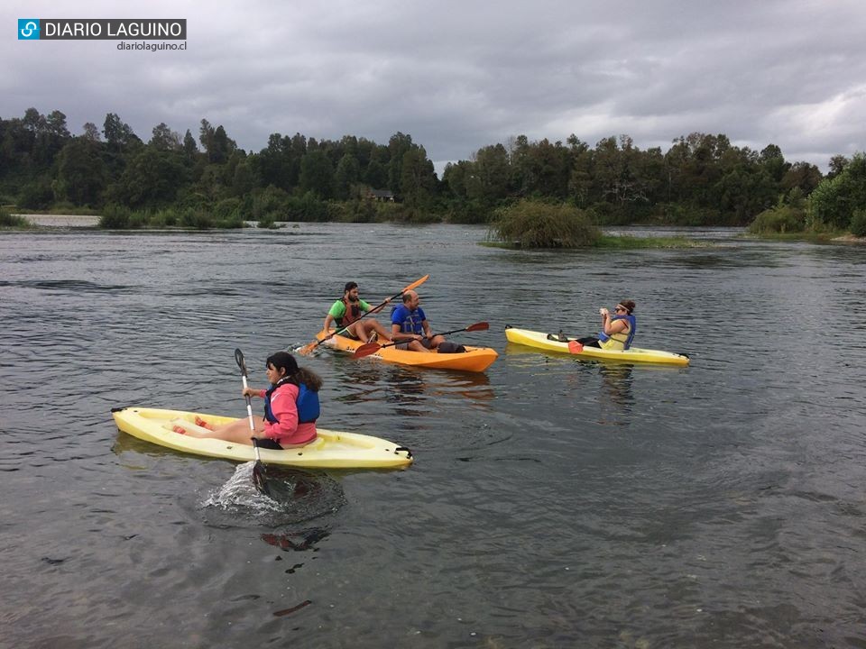 Descenso en kayak busca promover el cuidado de los ríos en Los Lagos