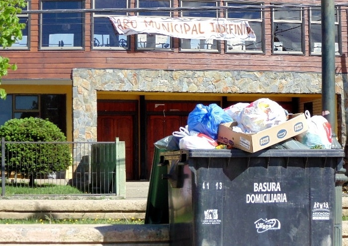 Se reanudará recolección de basura en Los Lagos