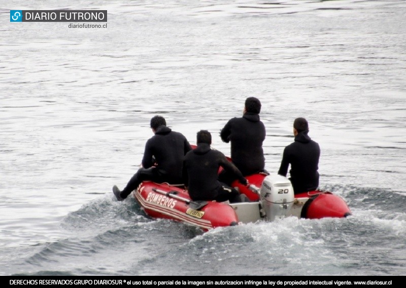 Continúa intensa búsqueda de hombre desaparecido en el lago Ranco