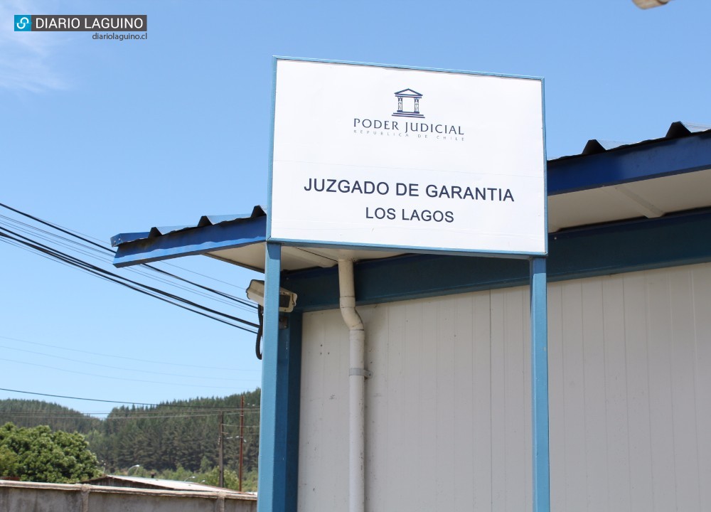 Los Lagos: Dos delincuentes detenidos por asalto y daños al Juzgado de Garantía