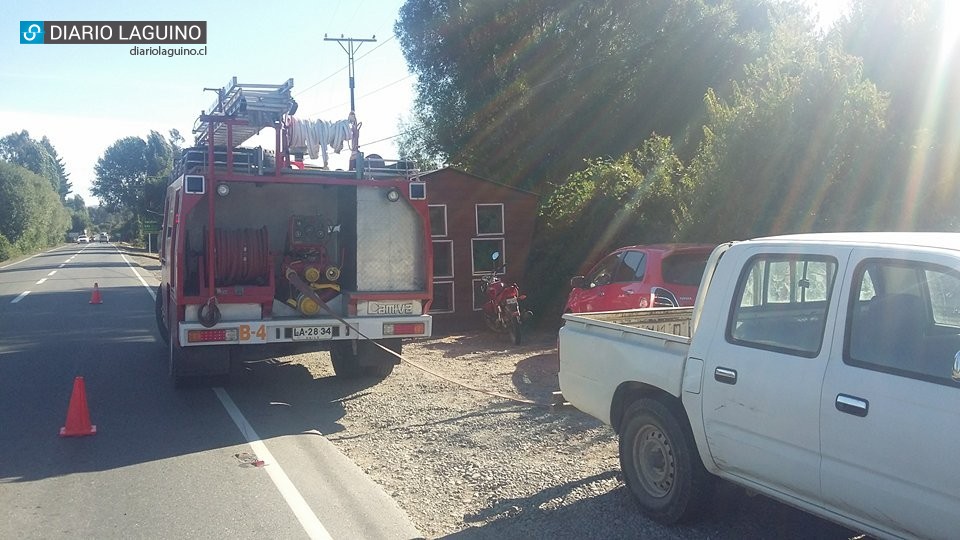 Cigarrillo mal apagado habría provocado incendio de pastizales en Quinchilca