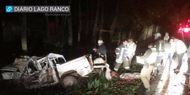Ranquino muere tras volcar vehículo en ruta Puerto Nuevo- La Unión 