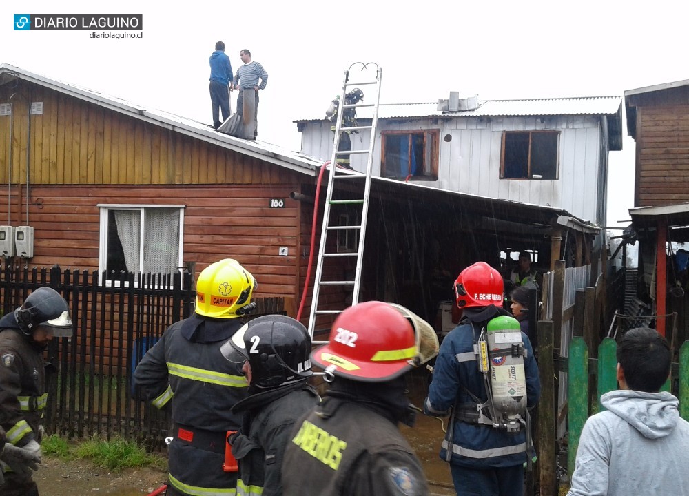 Principio de incendio afectó a vivienda de Villa Esperanza