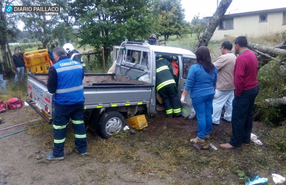 Involucrados en grave accidente en Futrono son de Paillaco