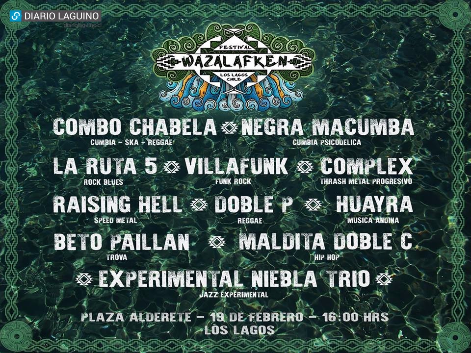 Festival Wazalafquén cuenta con las primeras bandas invitadas