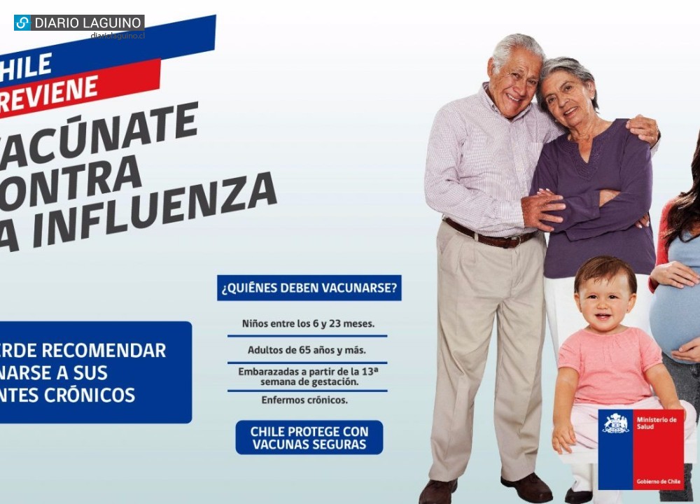 Se inició en Los Lagos campaña Anti Influenza 2017