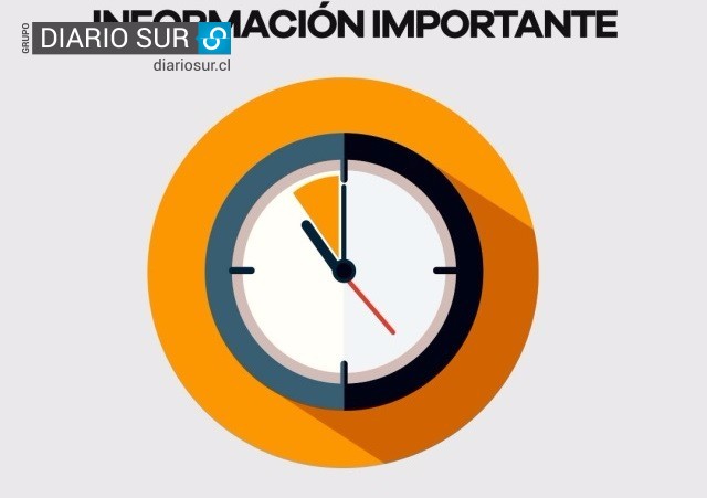 No lo olvides:: Esta medianoche se retrasan los relojes en (casi) todo Chile