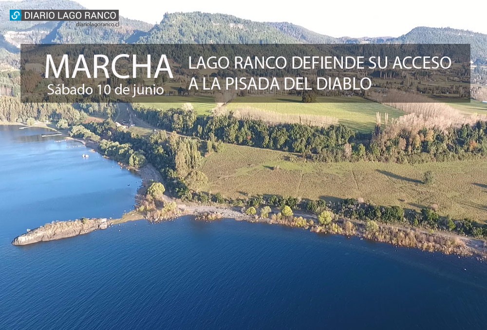 Lago Ranco marchará por la recuperación del acceso a Pisada del Diablo