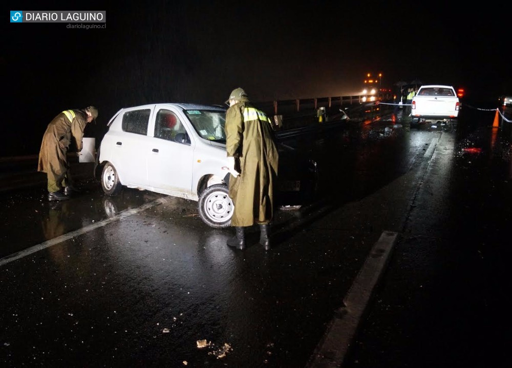 Dos adultos mayores fallecieron tras protagonizar accidente de tránsito en Los Lagos