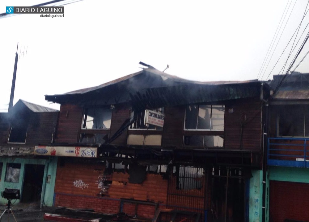 Balance incendio en Los Lagos: 40 personas sin trabajo y millonarias pérdidas