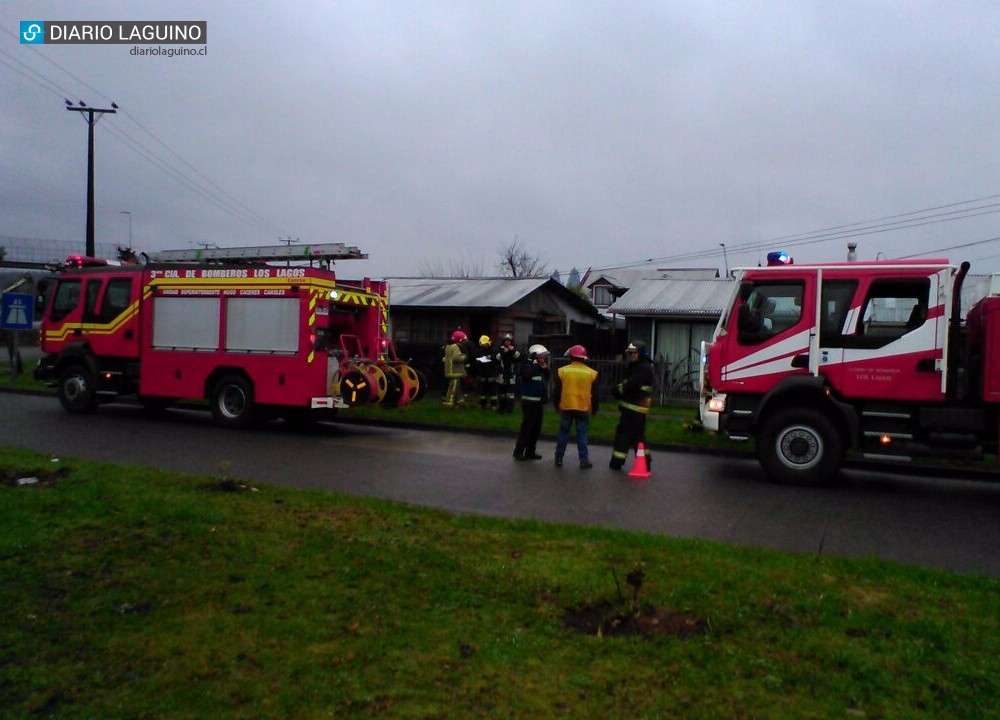 Inflamación de cañón movilizó a Bomberos de Los Lagos