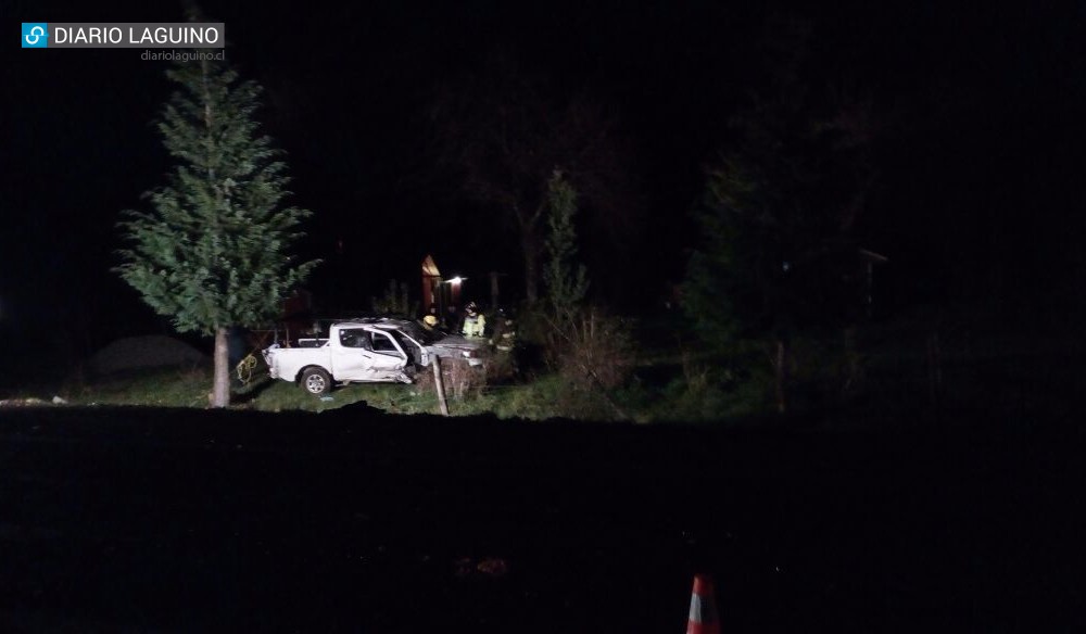 Un lesionado tras volcamiento en sector Curalelfu