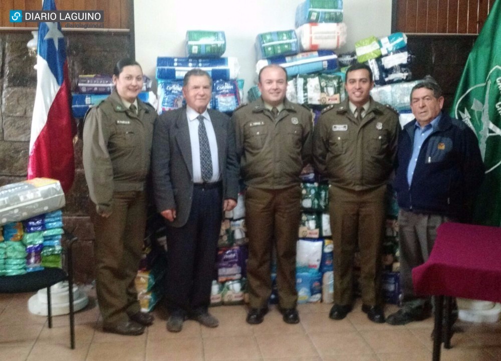 Carabineros de Los Lagos inició campaña de recolección de pañales para adultos mayores