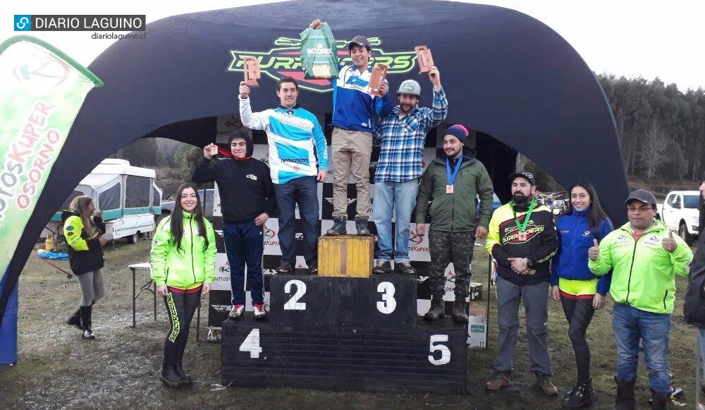 Pilotos del Club Motoextreme de Los Lagos volvieron a brillar en Campeonato Enduro Patagonia