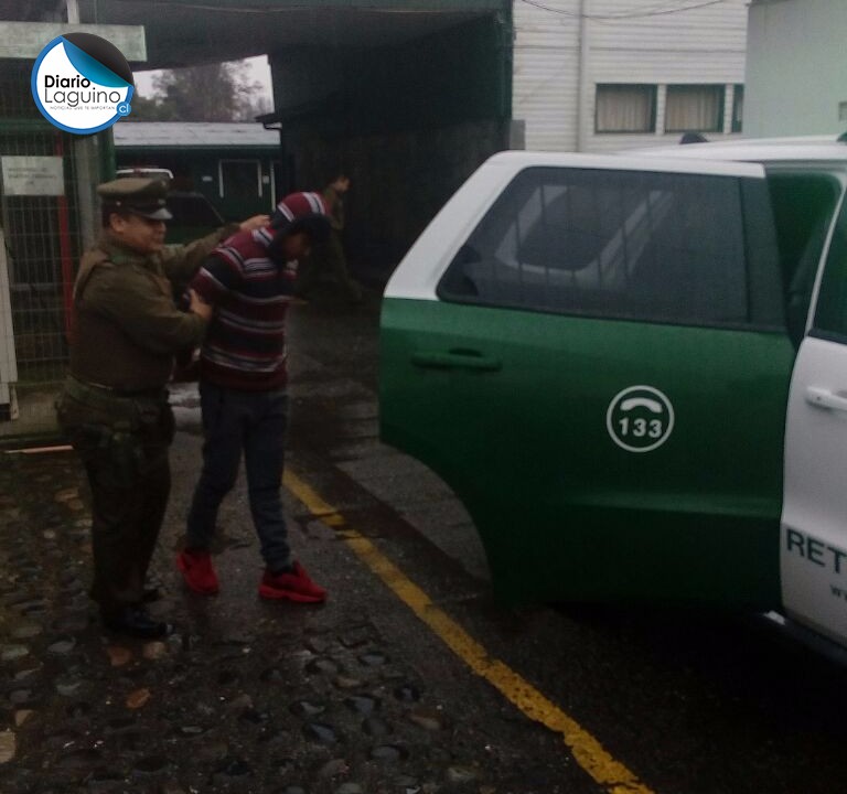 Carabineros detuvo a presuntos involucrados en robo de vivienda en Riñihue