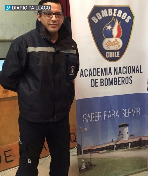 Superintendente del Cuerpo de Bomberos de Paillaco participa en capacitación en Estados Unidos