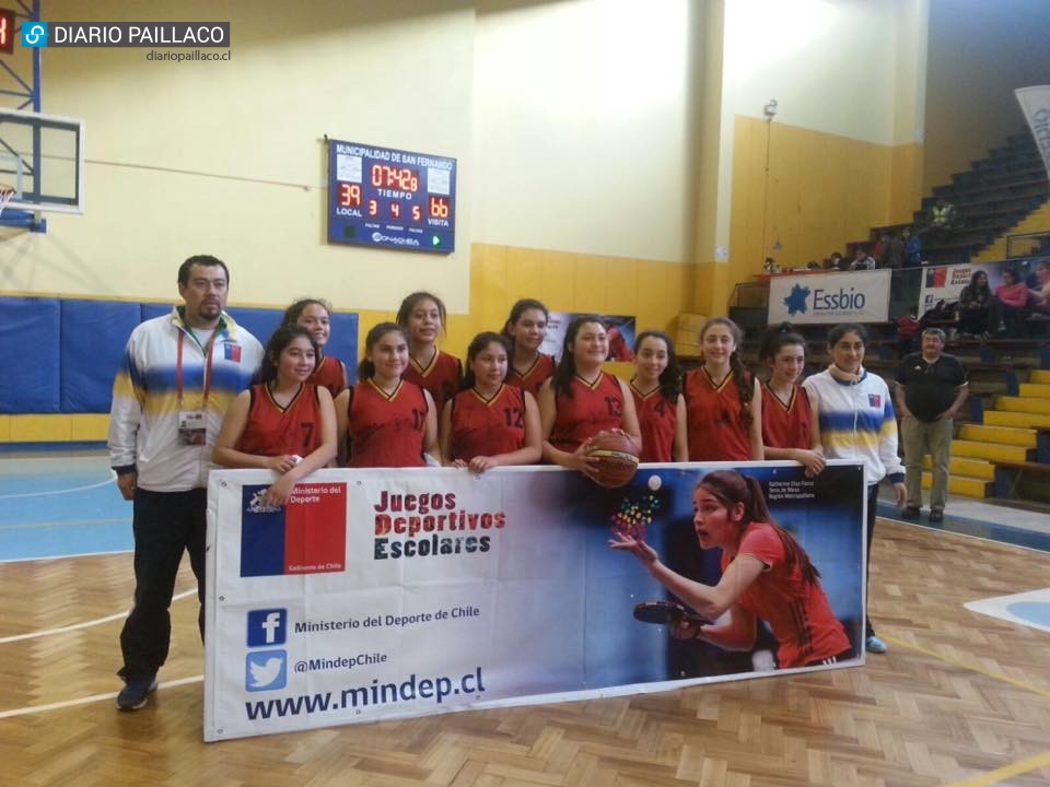 Basquetbolistas de la Escuela Alemana se ubican entre los cuatro mejores equipos de Chile