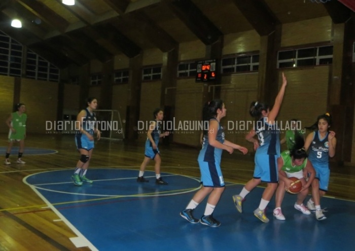 Llifén, epicentro del básquetbol sub 14: participan equipos de Futrono, Paillaco, Los Lagos, Valdivia y Temuco