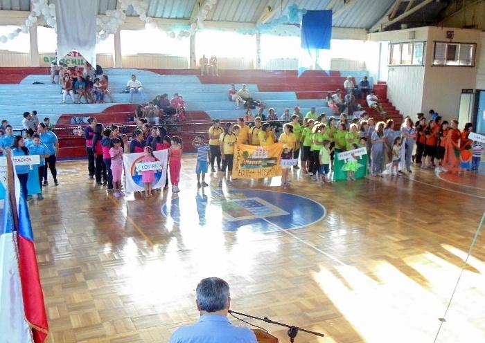 Con emotivo homenaje se inauguraron oficialmente las XIV Olimpiadas de la Mujer en Los Lagos