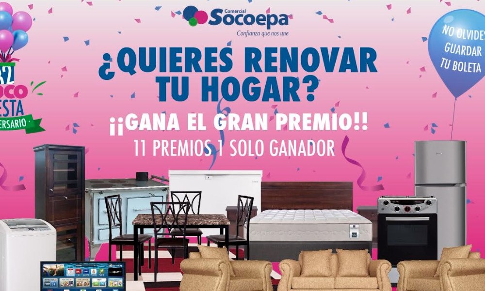 32° Aniversario: Comercial Socoepa renovará por completo el hogar de una familia sureña