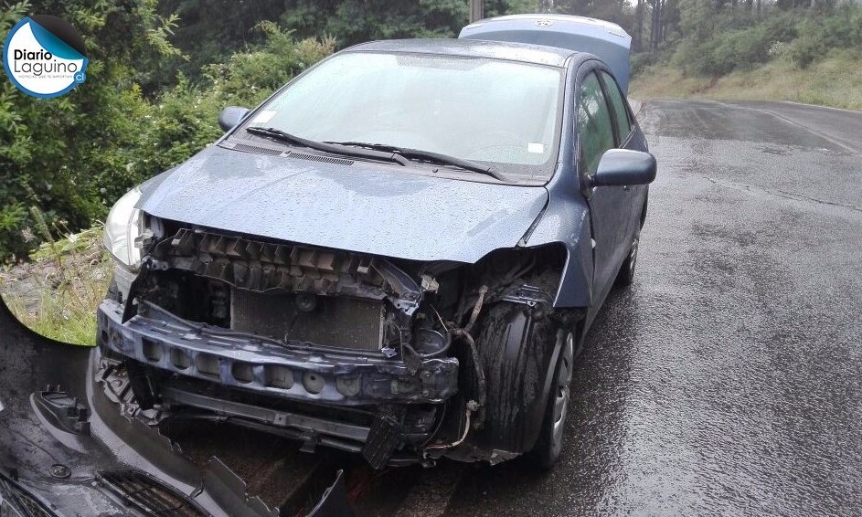 Colisión menor en acceso a Los Lagos terminó sin lesionados