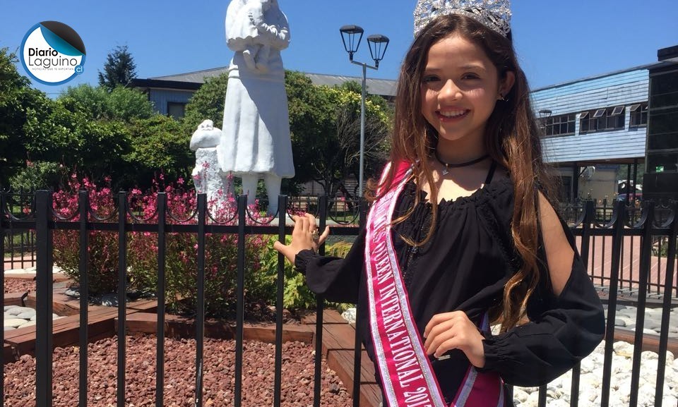 Reina Miss Pre Teen visita Los Lagos para asesorar a candidatas a Reina