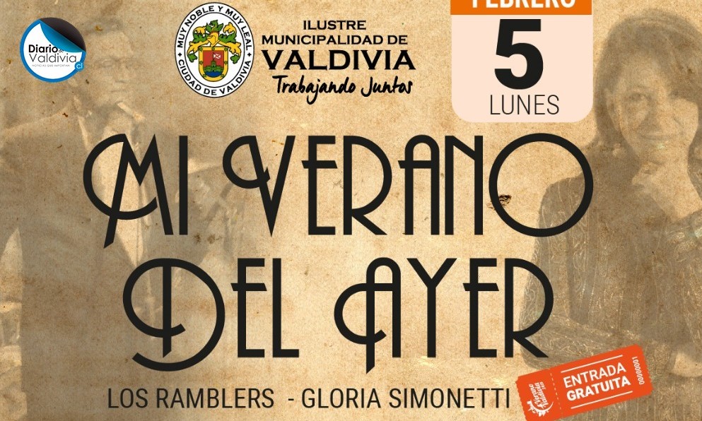 Hoy Gloria Simonetti y Los Ramblers llegan a Valdivia para el show “Mi Verano del Ayer” 