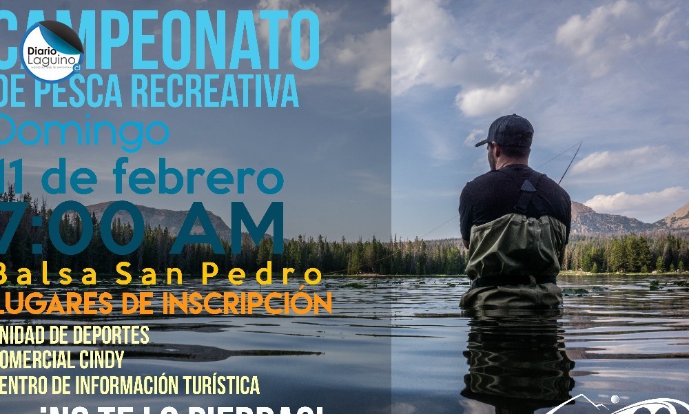 Todo listo para campeonato de pesca en el río San Pedro