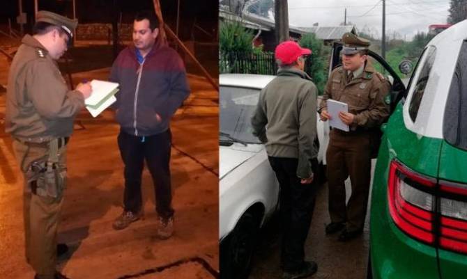 Carabineros realizó fiscalizaciones este fin de semana largo en Los Lagos