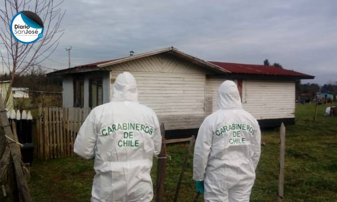 Investigan muerte de hombre cuyo cuerpo apareció en sector rural de San José de la Mariquina