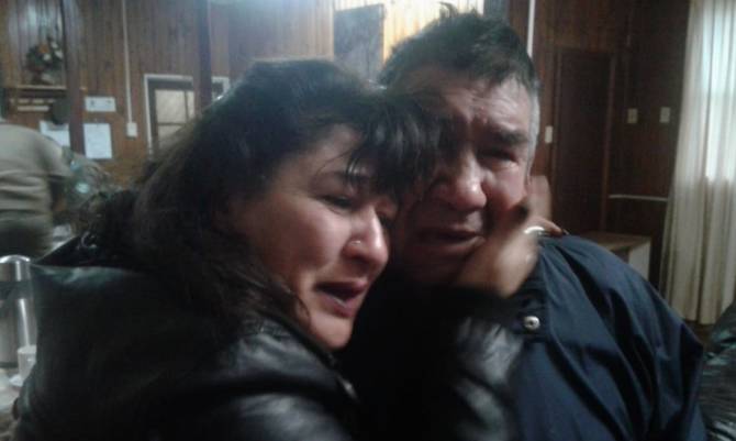 Padre e hija se reencontraron después de 40 años