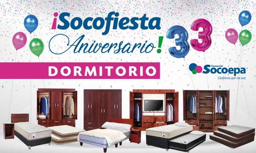 Ven por tu dormitorio de ensueño a Comercial Socoepa