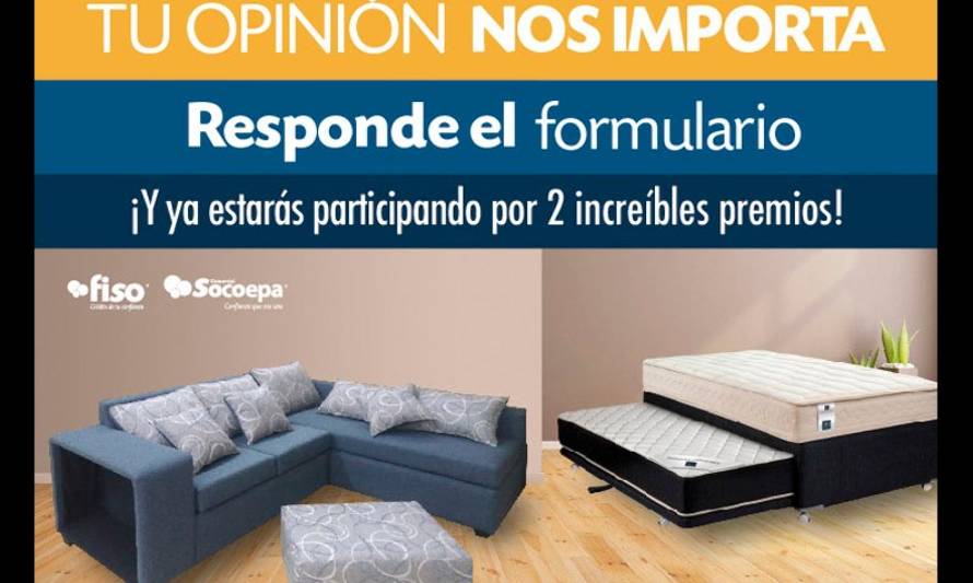 ¡Tu opinión nos importa!: Gana dos fantásticos premios en Comercial Socoepa 