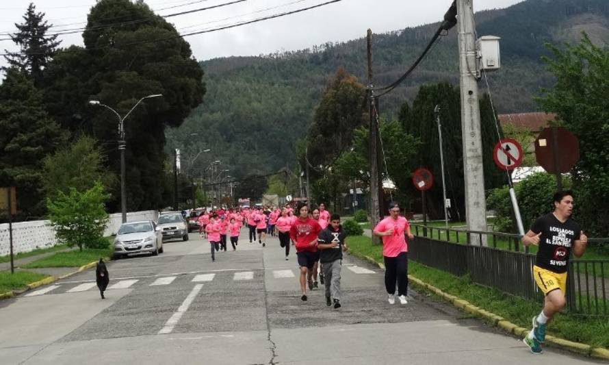 Masiva participación tuvo la corrida por la vida saludable y prevención de cáncer de mama