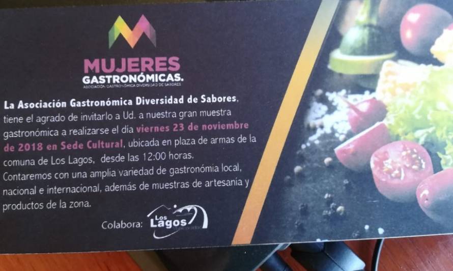 Asociación de “Mujeres Gastronómicas” presentarán sus creaciones en feria laguina