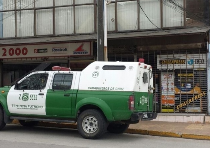 Hurto en local comercial se registró en la comuna de Los Lagos