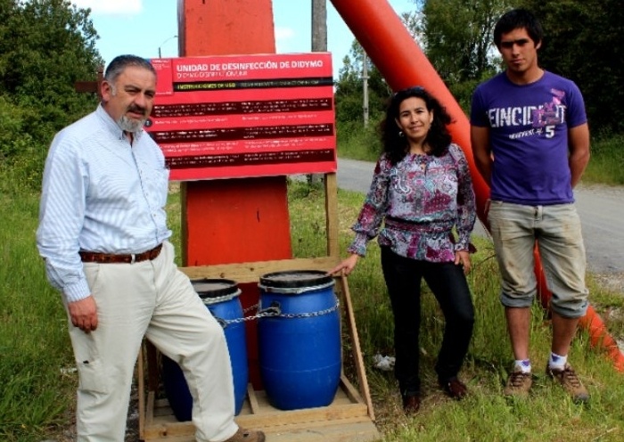 Balsa San Pedro: Instalan estación de control del didymo