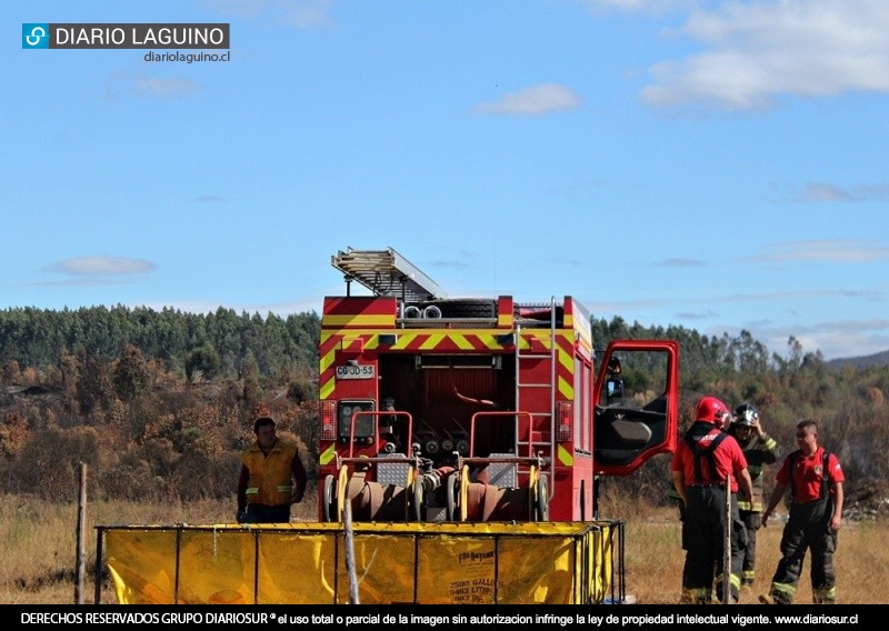 Rebrote de incendio se produce en terrenos aledaños a empresa Temsa