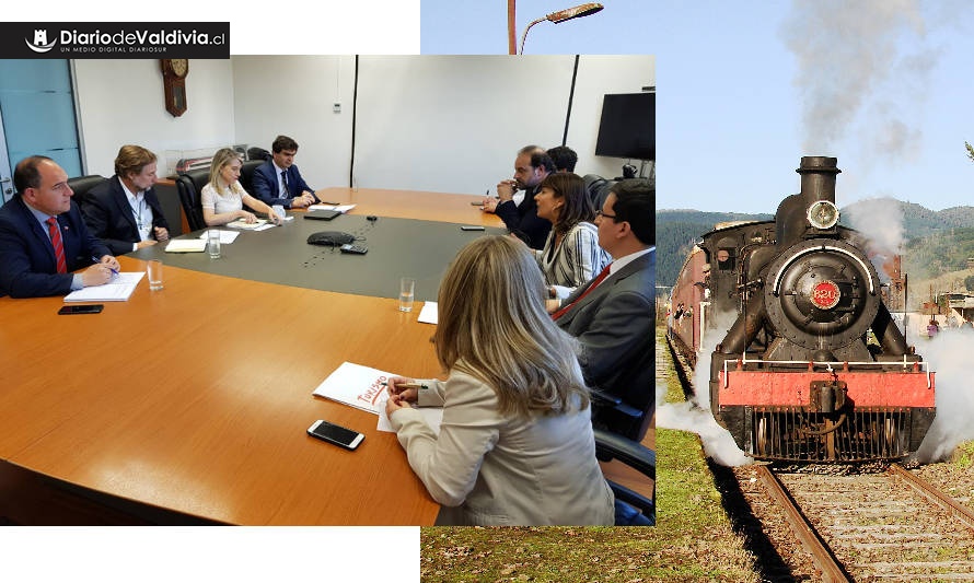Gobierno Regional y Ruta del Vapor se reunieron con EFE para administrar Patrimonio Ferroviario 