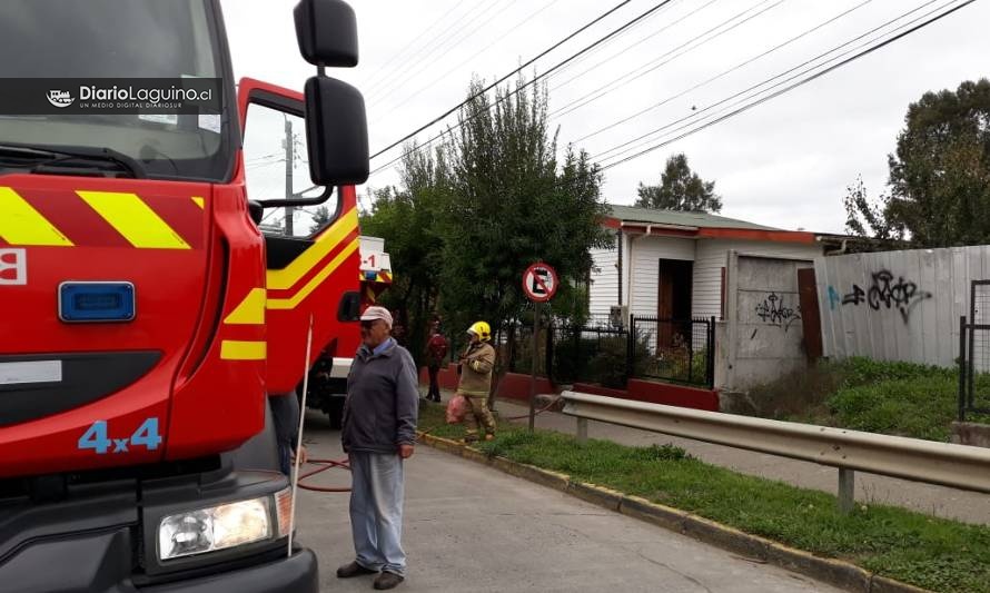 Inflamación de cocina movilizó a Bomberos de Los Lagos