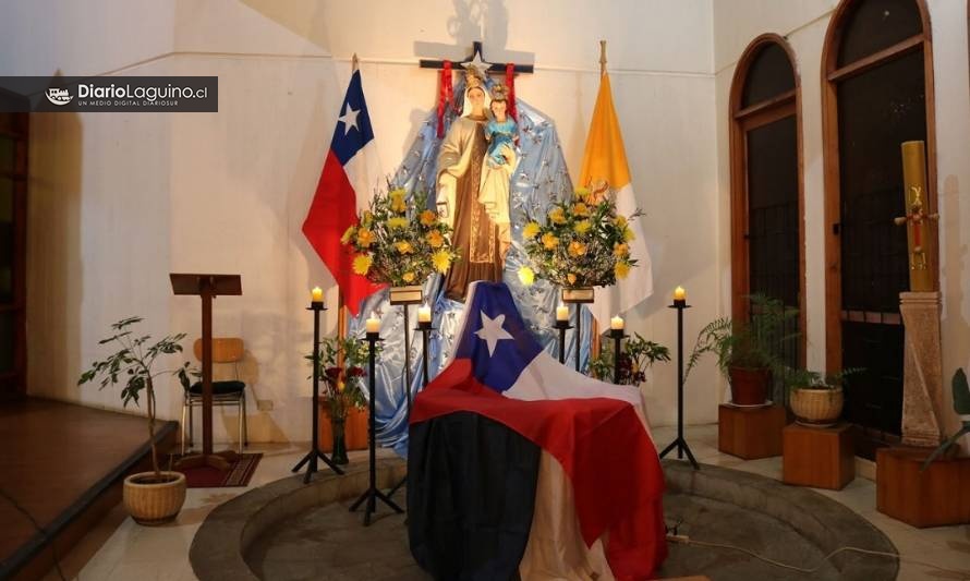 Parroquia Todos los Santos cierra hoy martes celebración de la novena de la Virgen del Carmen