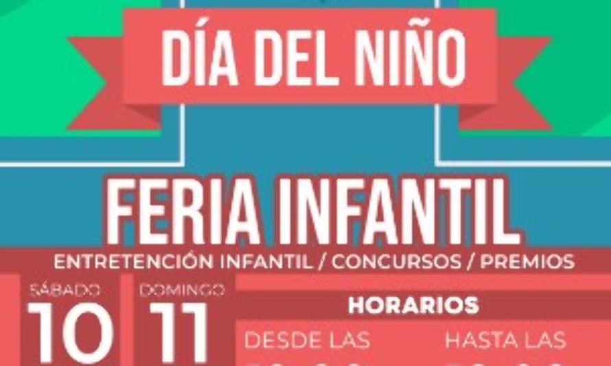 Municipio de Los Lagos prepara actividades gratuitas para celebrar el día del niño 