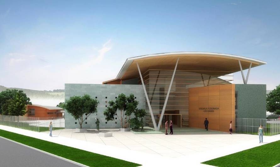 MOP adjudicó proyecto para reposición de emblemática Escuela Fusionada de Los Lagos
