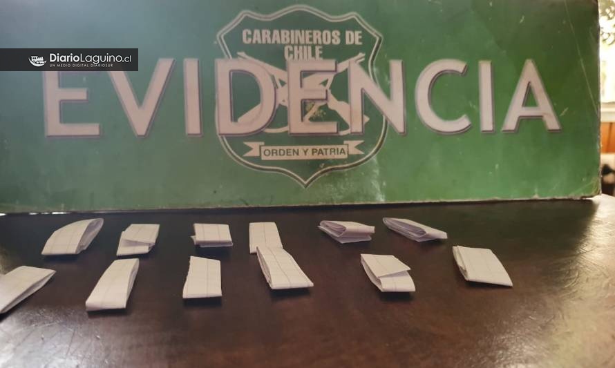 Carabineros de Los Lagos sorprendió a sujeto conduciendo bajo efectos del alcohol y portando droga