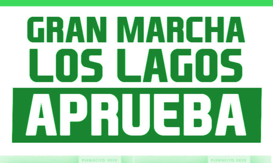 Movimiento ciudadano laguino inicia campaña de “apruebo” convocando a masiva marcha