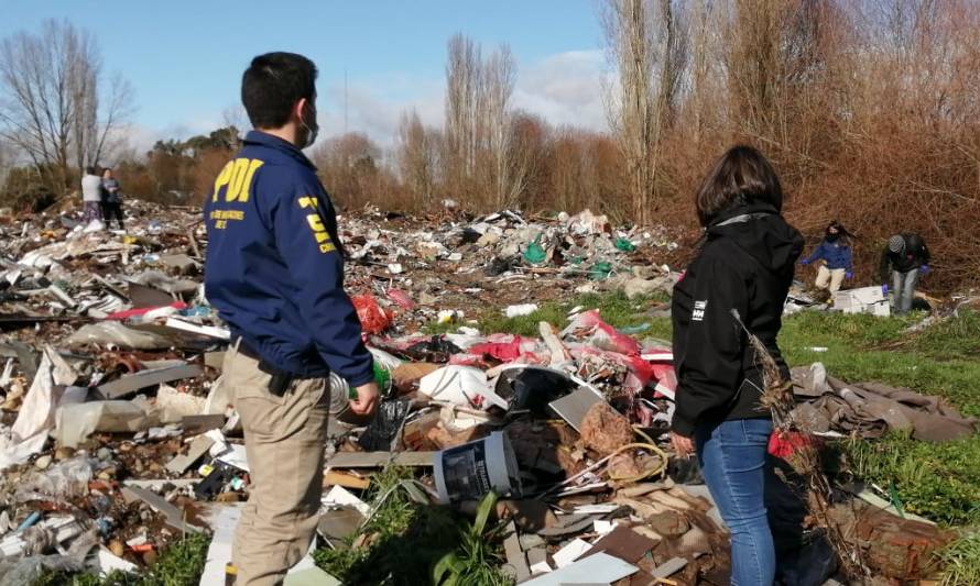 Investigan vertedero ilegal en Osorno 