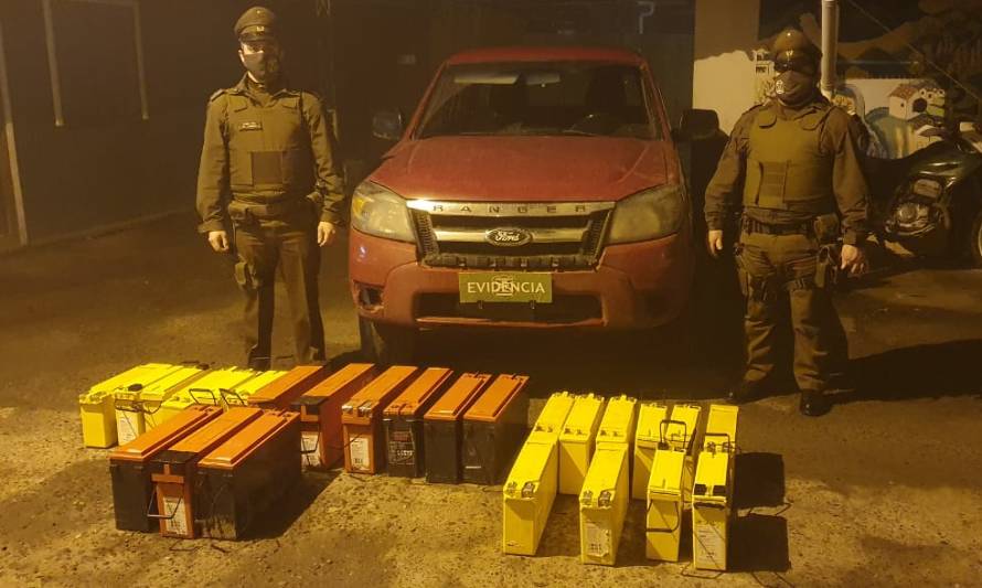 Carabineros de Los Lagos detuvo a ladrones de millonario robo en San José 