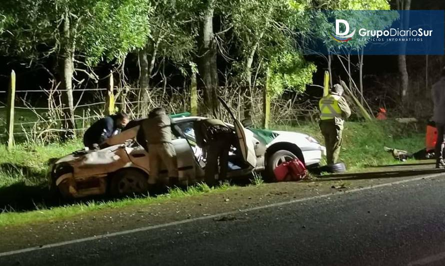 Tres lesionados tras accidente en Río Bueno