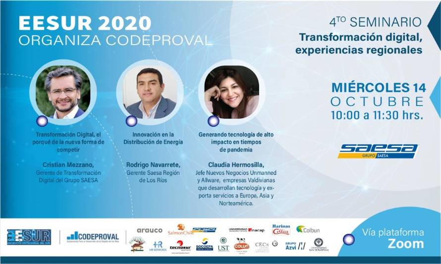 Covid 19 y Transformación Digital: EESUR abordará experiencias regionales en nuevo webinar
